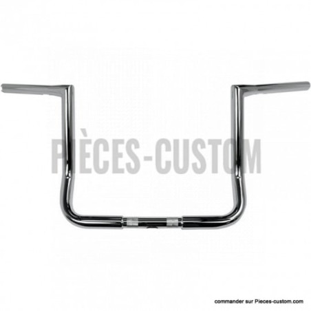Guidon-1-pouce-1-quart-Twin-Peaks-Bagger-12-pouces-Chrome-ref-06012699