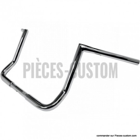 Guidon-1-pouce-1-quart-Twin-Peaks-Bagger-12-pouces-finition-Chrome-ref-06012699