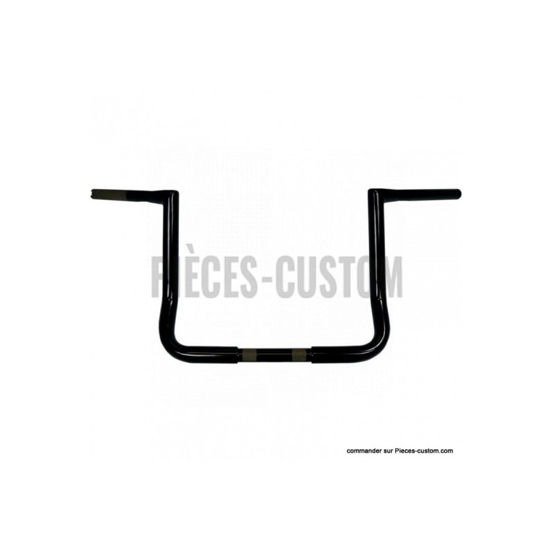 Guidon-1-pouces-1-quart-Twin-Peaks-Bagger-12-pouces-Noir-gloss-ref-06012700