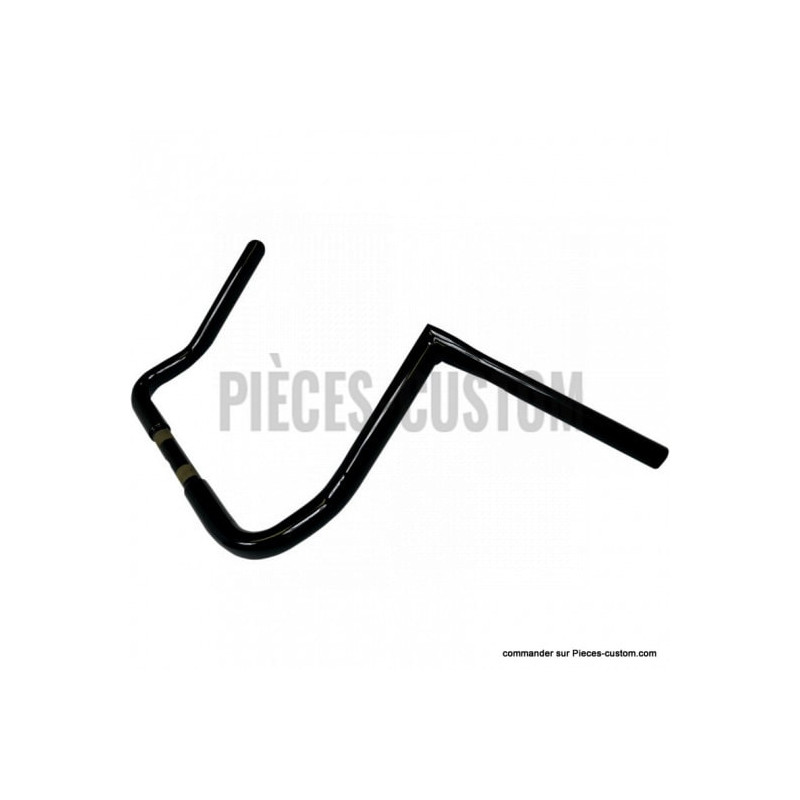 Guidon-1-pouces-1-quart-Twin-Peaks-Bagger-12-pouces-finition-Noir-gloss-ref-06012700