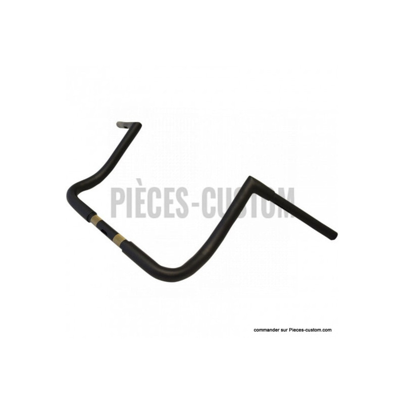 Guidon-1-pouce-1-quart-Twin-Peaks-Bagger-12-pouces-Noir-mat-ref-06013472