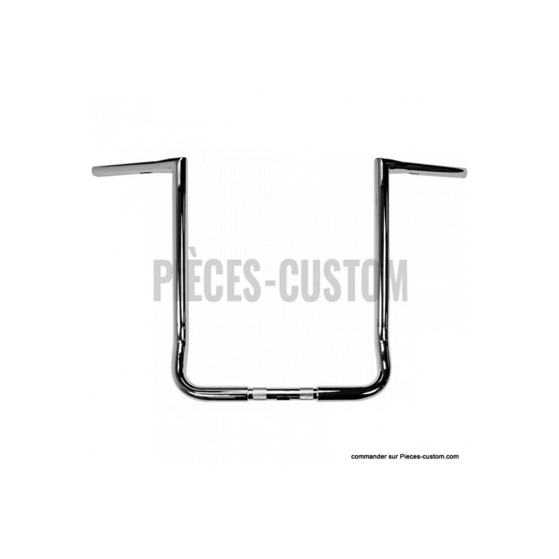 Guidon-1-pouce-1-quart-Twin-Peaks-Bagger-18-pouces-Chrome-ref-06012705