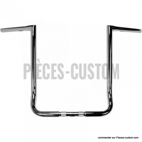 Guidon-1-pouce-1-quart-Twin-Peaks-Bagger-18-pouces-Chrome-ref-06012705