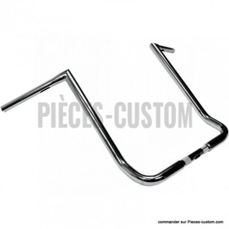 Guidon-1-pouce-1-quart-Twin-Peaks-Bagger-18-pouces-finition-Chrome-ref-06012705