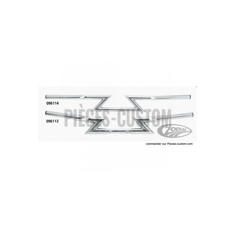 Guidon-Fat-Z-bar-74-cm-Chrome-empreintes-ref-096113