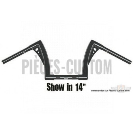 Guidon-1-pouce-1-quart-Bonanza-Fat-11-pouces-Low-Noir-ref-697173
