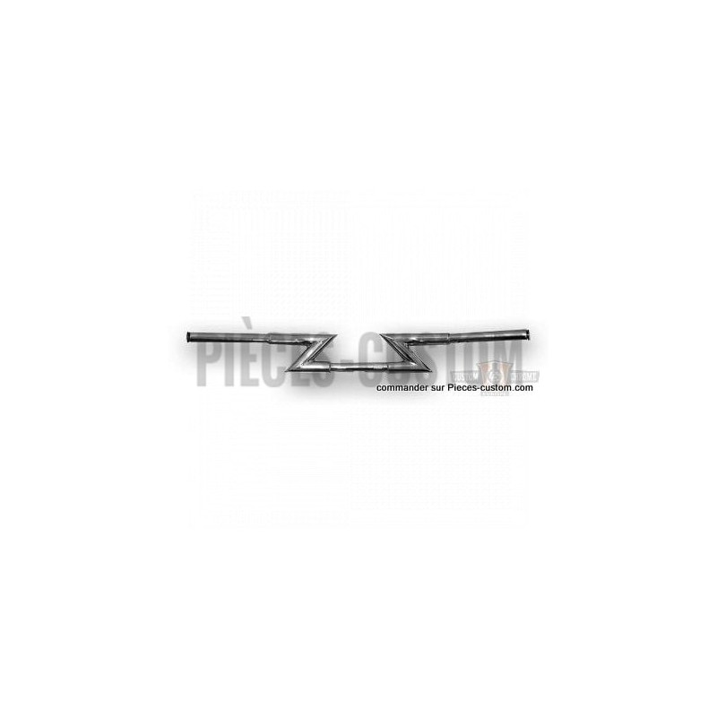 Guidon-1-pouce-1-quart-Z-Bars-chrome-avec-empreintes-ref-648960
