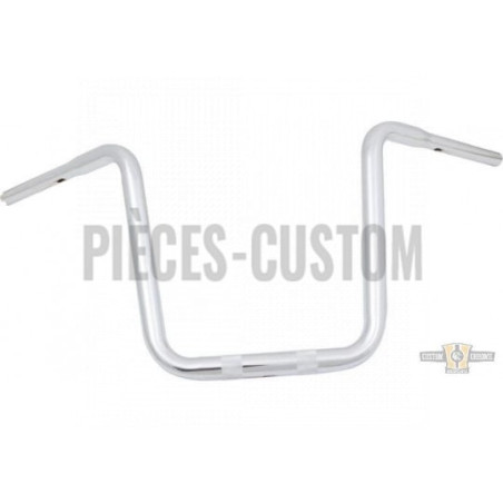 Guidon-ape-Hanger-Santee-Chromé-Hauteur-14-pouces-Diamètre-1-pouce-1-quart-ref-916855