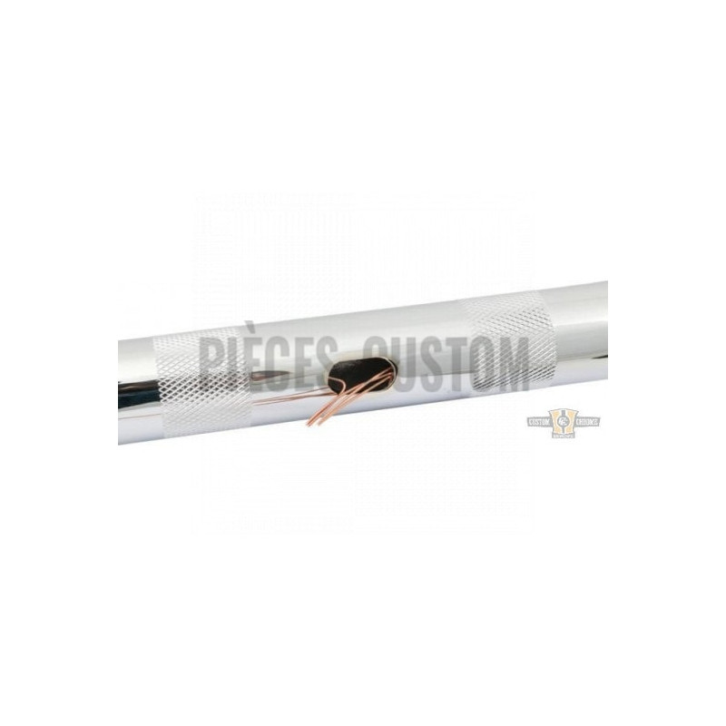 Guidon-ape-Hanger-Santee-Chromé-Hauteur-de-14-pouces-Diamètre-de-1-pouce-1-quart-ref-916855