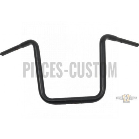 Guidon-ape-Hanger-Santee-Noir-Hauteur-14-pouces-Diamètre-1-pouce-1-quart-ref-916856