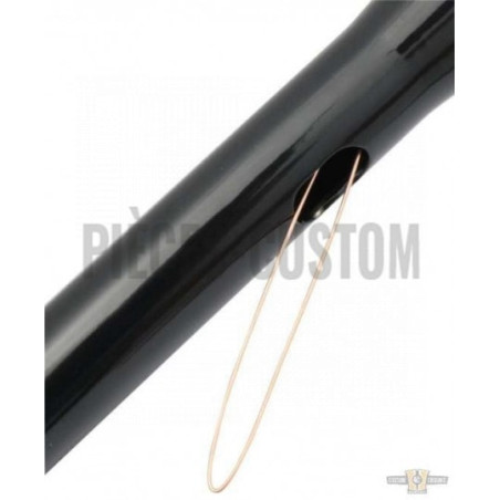 Guidon-ape-Hanger-Santee-Noir-Hauteur-de-14-pouces-Diamètre-de-1-pouce-1-quart-ref-916856