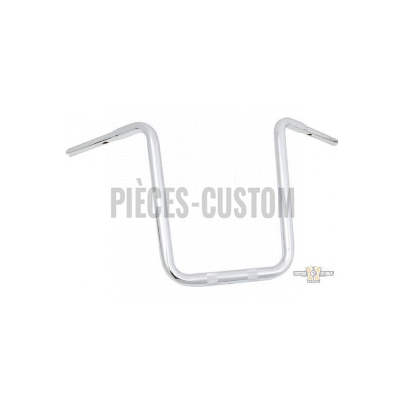 Guidon-ape-Hanger-Santee-Chromé-Hauteur-17-pouces-Diamètre-1-pouce-1-quart-ref-916857