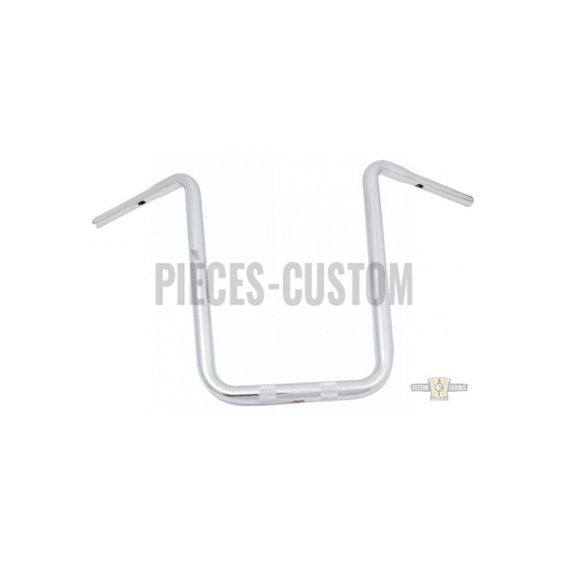 Guidon-ape-Hanger-Santee-Chromé-Hauteur-19-pouces-Diamètre-1-pouce-1-quart-ref-916859