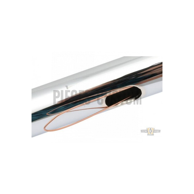 Guidon-ape-Hanger-Santee-Chromé-Hauteur-de-19-pouces-Diamètre-de-1-pouce-1-quart-ref-916859