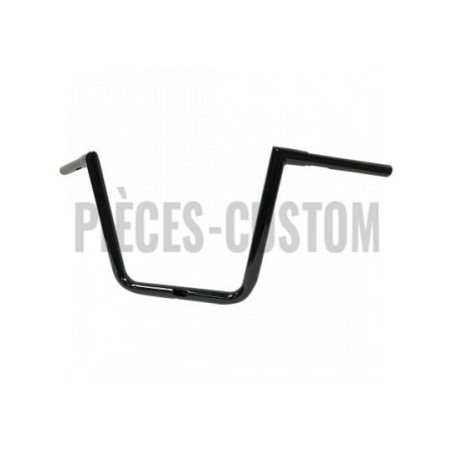 Guidon-Hefty-Twin-Peaks-noir-brillant-13-pouces-pour-Touring-de-2015-à-2023-ref-06013841