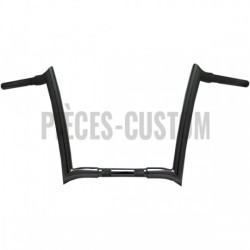 Guidon-1-pouce-1-quart-Bagger-Monkey-Bars-finition-noir-hauteur-12-pouces-ref-06012366