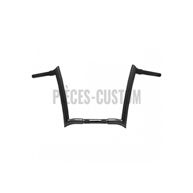 Guidon-1-pouce-1-quart-Bagger-Monkey-Bars-finition-noir-hauteur-12-pouces-ref-06012366