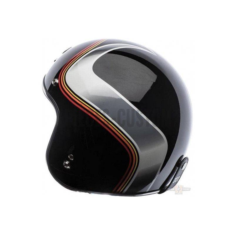Casque-jet-Torc-T-50-Luminous-3-quart-open-face-Noir-brillant-ref-917906