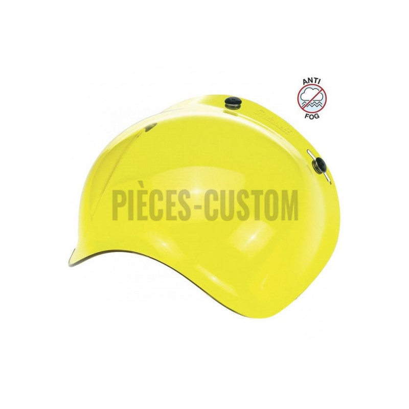 Visière-modèle-Bubble-marque-Biltwell-teinte-Jaune-ref-01310109
