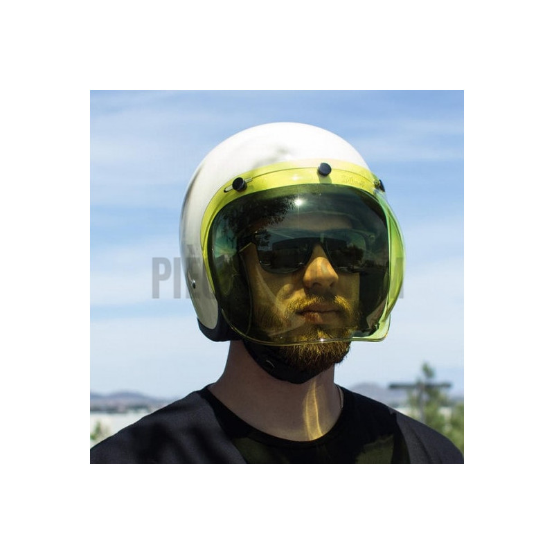 Visière-modèle-Bubble-Biltwell-Jaune-ref-01310109