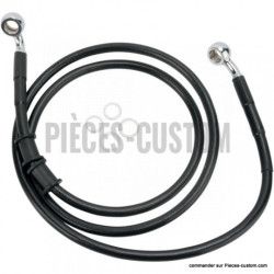 Kit-durite-frein-Avant-Noir-116-cm-pour-Dyna-FXDL-de-2008-à-2009-sans-Abs-ref-17412882