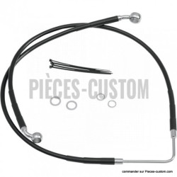Kit-durite-frein-Avant-Noir-125-cm-pour-Dyna-FXDWG-de-2006-à-2007-ref-17412586