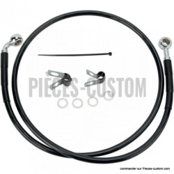 Kit-durite-frein-Avant-Noir-97-5-cm-pour-Sportster-XL-883-ref-17412526