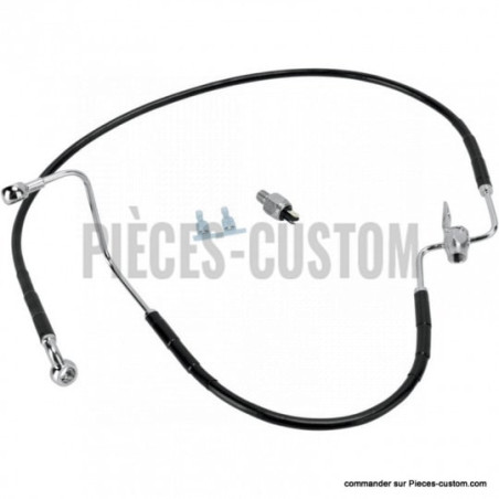 Kit-durite-frein-Arrière-Noir-111-cm-pour-Softail-2008-à-2010-ref-17412945