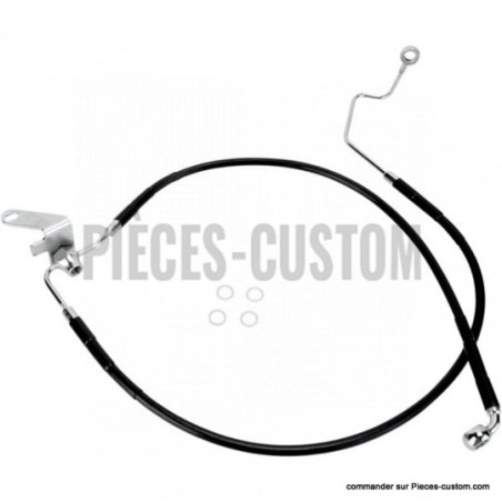 Kit-durite-frein-Arrière-Noir-118-cm-pour-Softail-2000-à-2006-ref-17412954