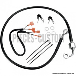Kit-durite-frein-Arrière-Noir-74-5-cm-pour-Sportster-XL-de-2000-à-2003-ref-17412960