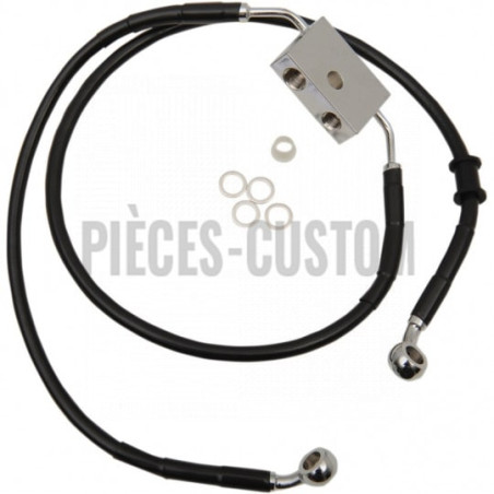 Durite-frein-avant-Noir-plus-152-mm-XL883L-1200T-2014-2020-avec-ABS-ref-17415321