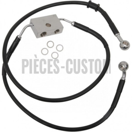 Durite-frein-avant-Noir-plus-203-mm-Sportster-1200X-2014-2020-ABS-ref-17415295