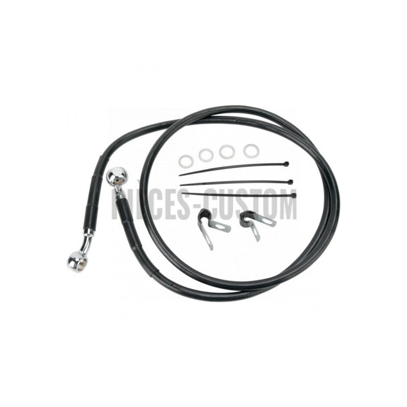 Durite-frein-avant-Noir-plus-51-mm-Dyna-FXD-2000-à-2005-ref-17412557