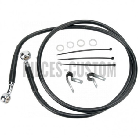 Durite-frein-avant-Noir-plus-254-mm-Dyna-FXD-2000-à-2005-ref-17412561