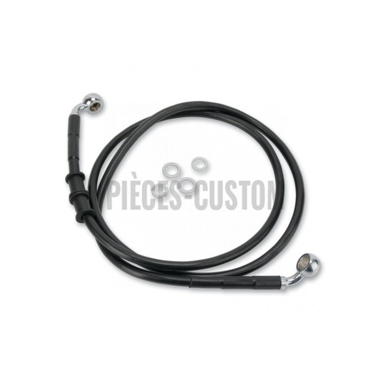 Durite-frein-avant-Noir-plus-152-mm-Dyna-FXDWG-2010-à-2015-sans-abs-ref-17412595