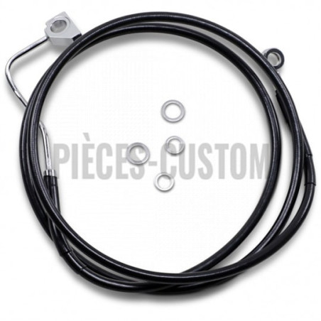 Durite-frein-avant-noir-plus-51-mm-Touring-FLHT-FLHR-FHX-2014-à-2023-avec-Abs-ref-17413995
