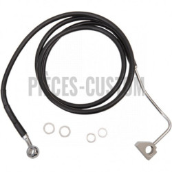 Durite-frein-avant-noir-plus-102-mm-Touring-FLHT-FLHR-FHX-2014-à-2023-avec-Abs-ref-17413996