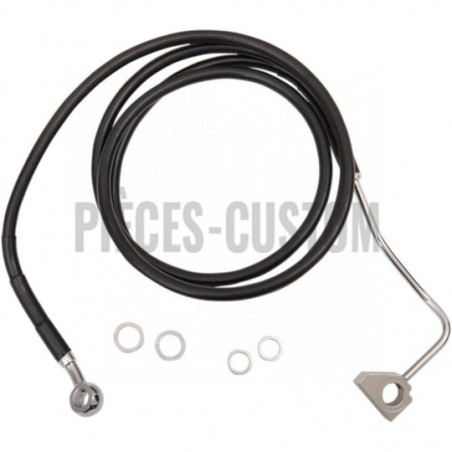 Durite-frein-avant-noir-plus-152-mm-Touring-FLHT-FLHR-FHX-2014-à-2023-avec-Abs-ref-17413997