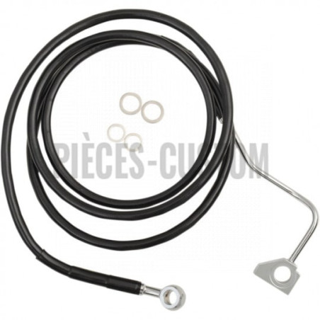 Durite-frein-avant-noir-plus-203-mm-Touring-FLHT-FLHR-FHX-2014-à-2023-avec-Abs-ref-17413998