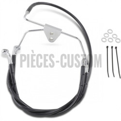 Durite-frein-avant-noir-plus-102-mm-Touring-FLHT-FLHX-1999-à-2007-ref-17412516