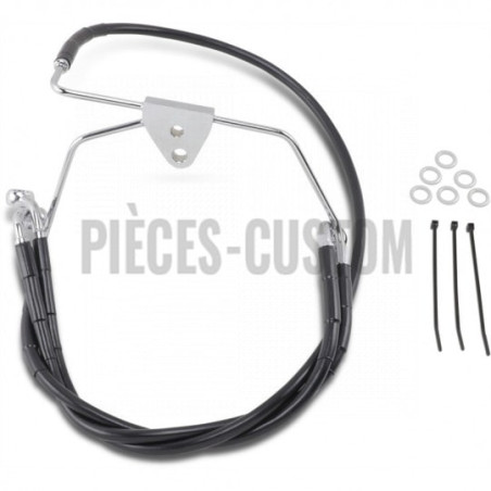 Durite-frein-avant-noir-plus-152-mm-Touring-FLHT-FLHX-1999-à-2007-ref-17412517