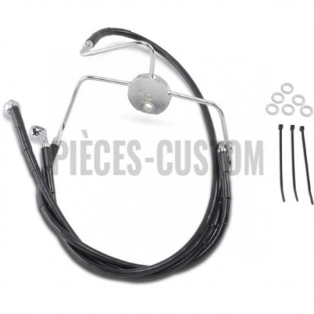 Durite-frein-avant-noir-plus-51-mm-Touring-FLHR-FLTR-1999-à-2007-ref-17412521