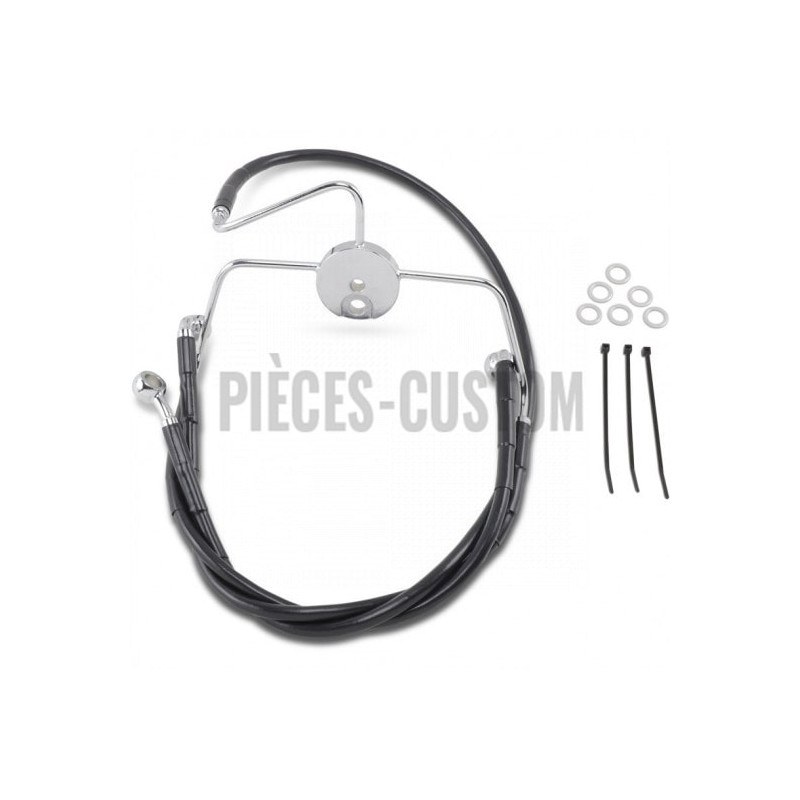 Durite-frein-avant-noir-plus-102-mm-Touring-FLHR-FLTR-1999-à-2007-ref-17412522