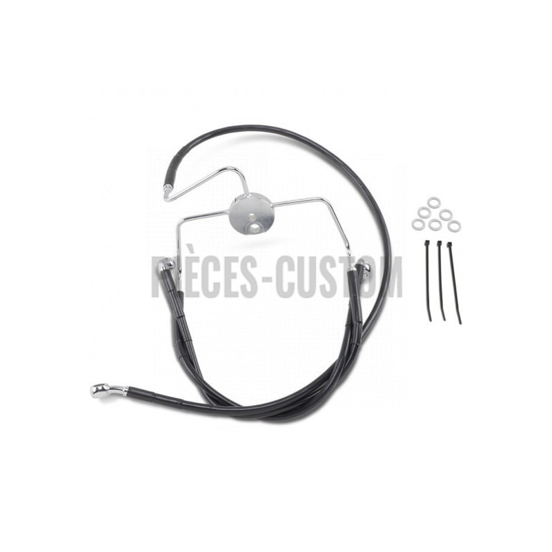 Durite-frein-avant-noir-plus-152-mm-Touring-FLHR-FLTR-1999-à-2007-ref-17412523