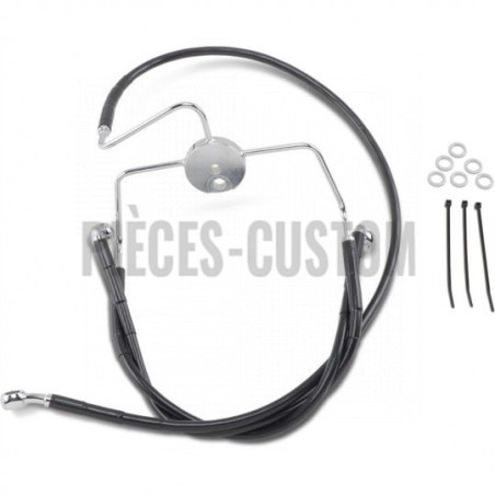 Durite-frein-avant-noir-plus-152-mm-Touring-FLHR-FLTR-1999-à-2007-ref-17412523