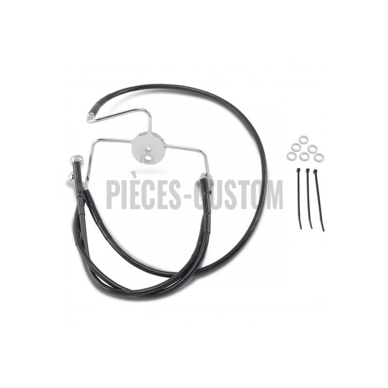 Durite-frein-avant-noir-plus-203-mm-Touring-FLHR-FLTR-1999-à-2007-ref-17412524