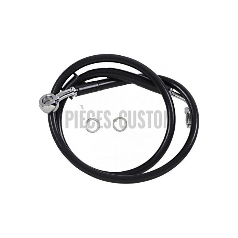 Durite-frein-avant-noir-plus-152-mm-Softail-M8-FLHC-FXBB-FXLR-Abs-2018-à-2024-ref-17415797