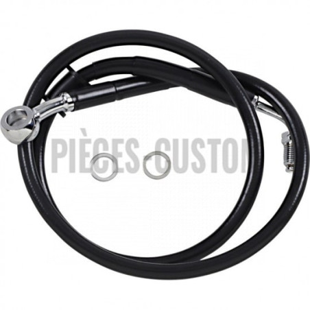 Durite-frein-avant-noir-plus-152-mm-Softail-M8-FLHC-FXBB-FXLR-Abs-2018-à-2024-ref-17415797
