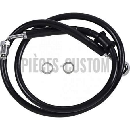 Durite-frein-avant-noir-plus-203-mm-Softail-M8-FLHC-FXBB-FXLR-Abs-2018-à-2024-ref-17415798