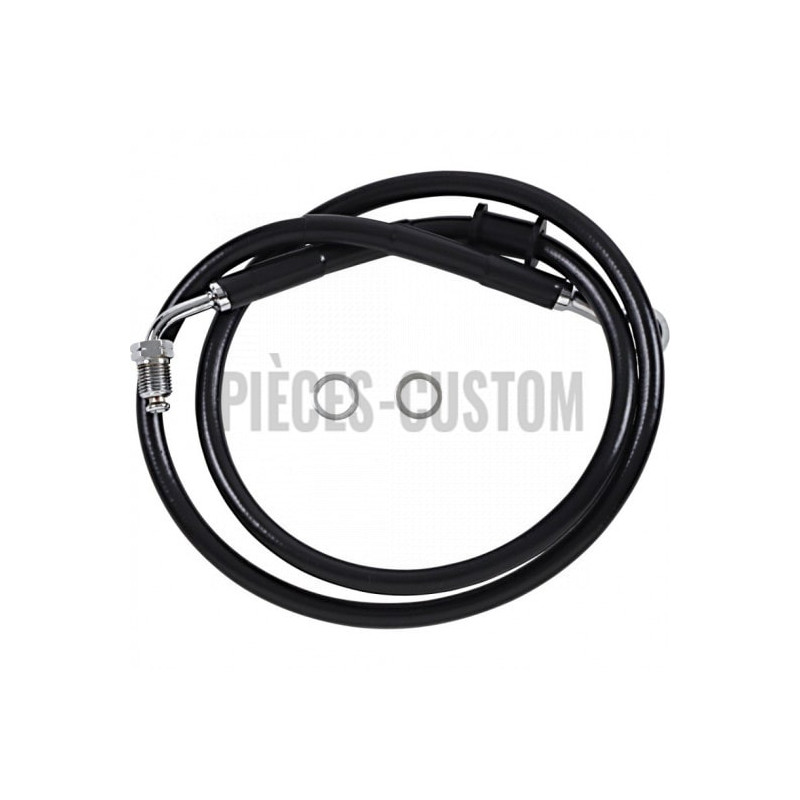 Durite-frein-avant-noir-plus-254-mm-Softail-M8-FLHC-FXBB-FXLR-abs-2018-à-2024-ref-17415799